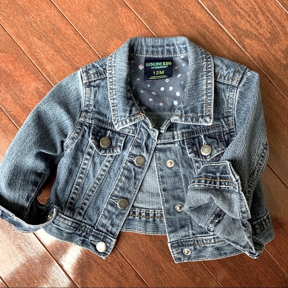 Baby Girls Denim Jacket 12 months